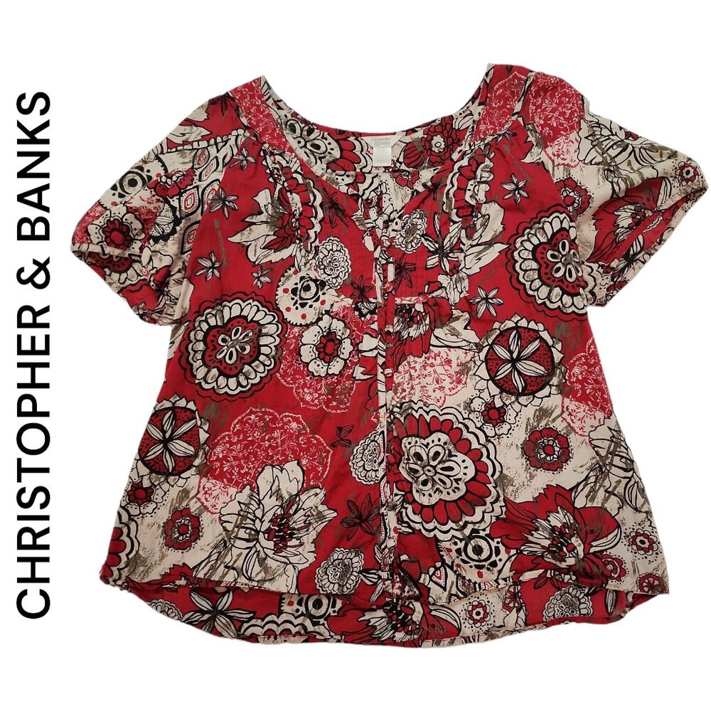 CHRISTOPHER & BANKS  TOP SIZE  L